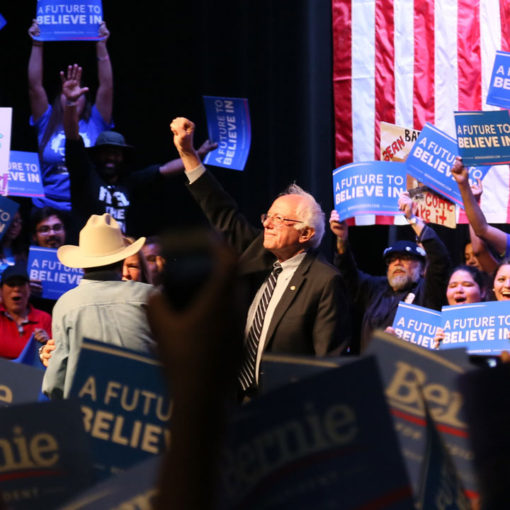Bernie Sanders at Rally