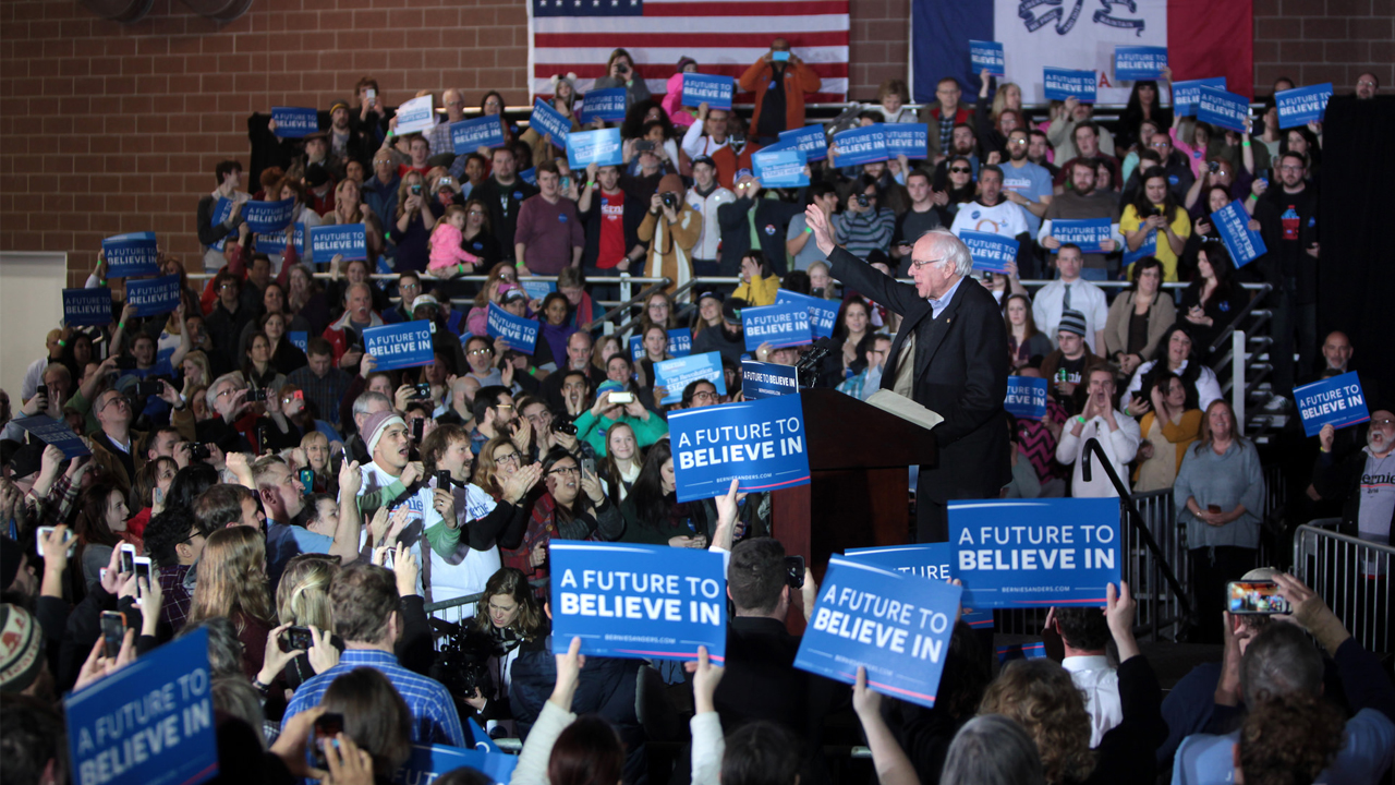 Bernie Sanders Campaign Speech and Rally